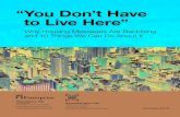 “You Don't Have to Live Here:” Why Housing Messages Are ...