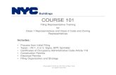 Filing Representative Training - Course 101 - Handout
