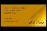 Social Media and Participant Recruitment