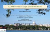 EDM bounds on Light Scalar Particles