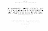 Normas de Calidad Agua – Córdoba