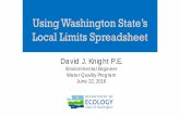 Using Washington State's Local Limits Spreadsheet