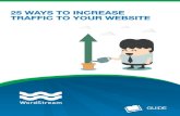 25 Ways To Increase Traffic To Your Website