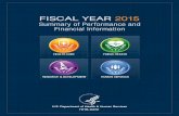 FY 2015 Summary of Performance and Financial Information