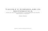 TAVOLE E FORMULARI DI MATEMATICA - Matematicamente