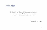 Information Management And Cyber Security Policy - Fredonia