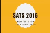 NEW TESTS FOR YEAR 2 AND YEAR 6