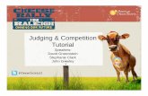 Judging & Competition Tutorial