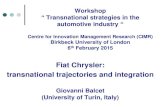 Fiat Chrysler: transnational trajectories and integration