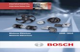 2009 | 2010 Motores Elétricos Motores Eléctricos - Bosch