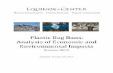 Plastic Bag Bans: Analysis of Economic and Environmental Impacts