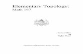 Elementary Topology: