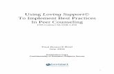 Using Loving Support© To Implement Best Practices In Peer ...