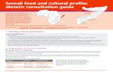 Somali food and cultural profile: dietetic consultation guide