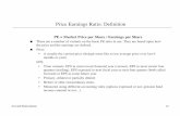 Price Earnings Ratio: Definition
