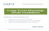 Long-term planning - draft document