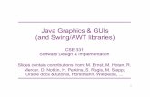 Java Graphics & GUIs (and Swing/AWT libraries)
