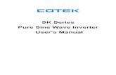 SK Series Pure Sine Wave Inverter User's Manual