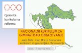 J. Šikilić: Nacionalni kurikulum za gimnazijsko obrazovanje