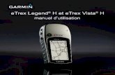 eTrex Legend® H et eTrex Vista® H