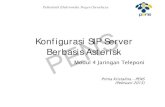 Konfigurasi SIP Server dengan Asterisk