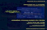 armées françaises du rhin ministère de la guerre