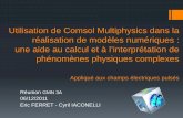 Utilisation de Comsol Multiphysics pour la réalisation de modèle ...