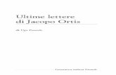 Ultime lettere di Iacopo Ortis