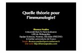 Quelle théorie pour l'immunologie? - Thomas Pradeu