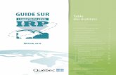 Guide sur l'immatriculation IRP (PDF - 1.98 Mo)