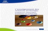 L'enseignement des sciences en Europe: politiques nationales ...