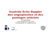 Contrôle Écho Doppler des angioplasties et des pontages artériels