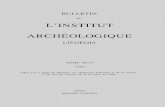 Bulletin de l'Institut Archéologique Liégeois