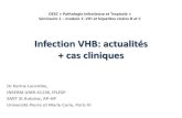Infection VHB: actualités + cas cliniques
