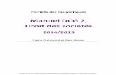 Manuel DCG 2, Droit des sociétés