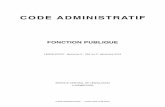 Code administratif - Fonction publique