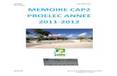 MEMOIRE CAP2 PROELEC ANNEE 2011-2012