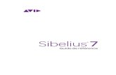 Sibelius 7 Guide de référence