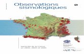 2005 : Observations sismologiques