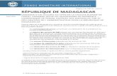 République de Madagascar : Demande d'un accord au titre de la ...