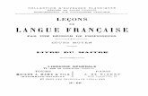 Leçons de langue française (cours moyen)