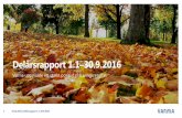 Varmas delårsrapport 1.1. - 30.9.2016