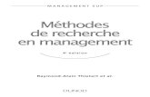 Méthodes de recherche en management Méthodes de recherche en ...