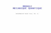 Mecanique Quantique.doc