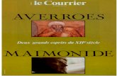 Averroès, Maimonide: deux grands esprits du XIIe siècle; The ...