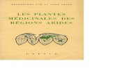 Les Plantes médicinales des régions arides; Arid zone research; Vol ...