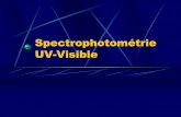 Spectrophotométrie UV-Visible