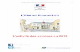 L'Etat en Eure-et-Loir - L'activité des services en 2015 - format