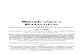 Manuale D'uso e Manutenzione