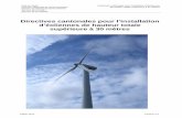 Directives cantonales pour l'installation d'éoliennes de hauteur ...